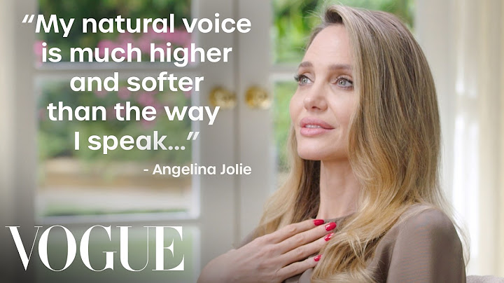 Angelina Jolie Opens Up About Her Real Voice, Opera & Playing Maria Callas | Vogue