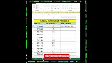 Salary increment #excel #hack #viralshorts #trendingshortsexcel #excel365 #increment #exceltutorial