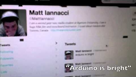 Tweeting with Processing and Arduino
