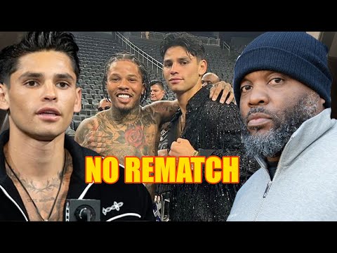 RYAN GARCIA FAKE APOLOGY NOT ACCEPTED GERVONTA DAVIS TRAINER KENNY ELLIS SAYS NO REMATCH