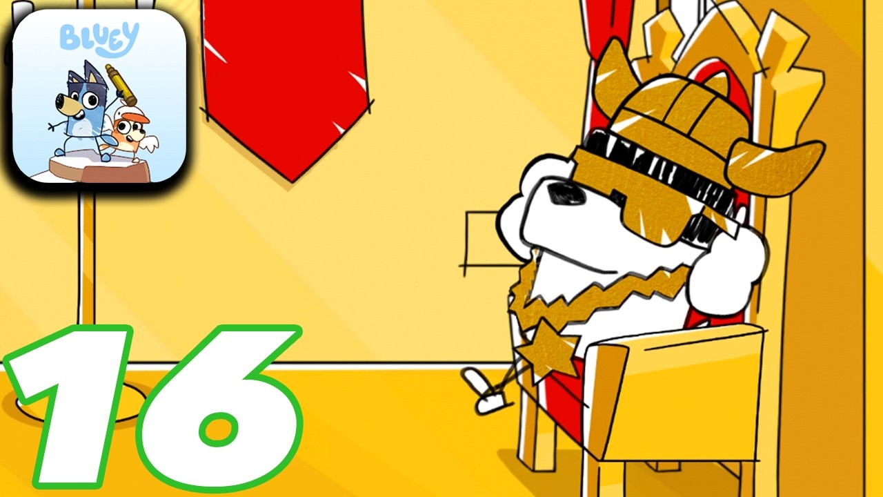 BLUEYS QUEST FOR THE GOLD PEN Gameplay Walkthrough Part 16 - The King's Castle 100% Completion