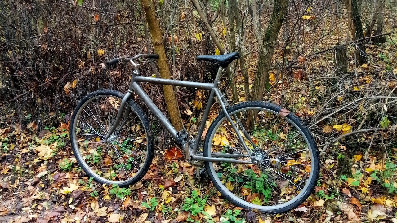 ОН ВАМ НЕ ХВЗ, НОВЫЕ 28 КОЛЁСА НА СТАРУЮ 26 РАМУ, ШИПОВАННАЯ РЕЗИНА НА ...