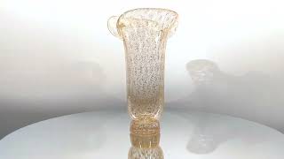 Gold Classic Murano Glass Vase - GRAN GALA | YourMurano