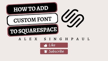 How to add custom font to Squarespace - Easy Tutorial