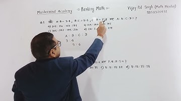 Easy Tricks for Ratio & Proportion #RBB #Bankingpreparation #Loksewamath by Vijay Sir