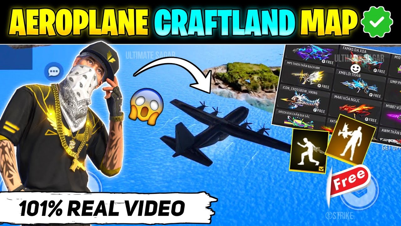 aroplane-in-free-fire-craftland-code-craftland-map-code-new