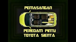 Peredam Suara Akustik 4 Door Trim Pintu Samping Toyota Starlet Kotak 1986