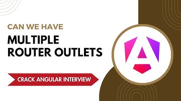 Can we have multiple router outlets in an angular application? | Angular Interview