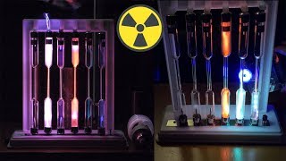 ⚡ Spectrum Discharge Tubes vs. Tesla Gun & Coil -- Gadgetify