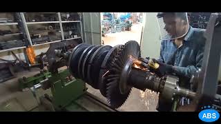 Dynamic Balancing Service of Turbine Rotor