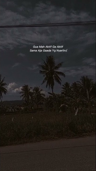 STORY WA || AKTIF NGAK AKTIF SAMA AE NGAK ADA YANG NYARIIN :)🙃 || SAD😔 || BUAT DI SW