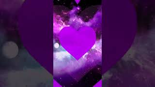 #Shorts #Hearts #Background 💜 Purple Hearts 💜 Heart Movement In Space 💜 Background 💜 Love @Futazhor
