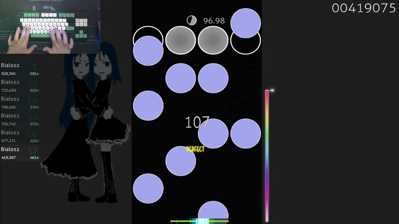 STAMINA DERUST?! | Hitsugi to Futago (baserate, no mods) 91.23% | W HANDCAM | osu!mania
