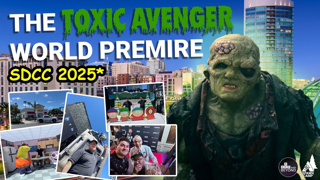 The Toxic Avenger Premiere and SDCC with no badge! | A WASD adventure.