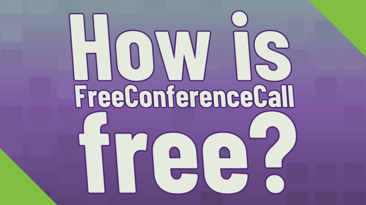 How is FreeConferenceCall free? - YouTube