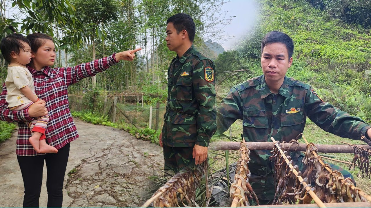 living alone in the forest catching frogs - the wife does not want to forgive me