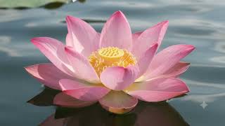 Floating Lotus Flowers on Water 🌸 | Relaxing 4K Ultra HD TV Wallpaper | Peaceful Nature Ambience screenshot 1