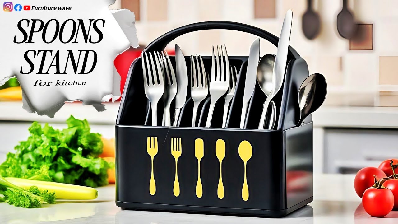 The Magical Stainless Steel Spoon Holder l latest kitchen spoon stand designs ..