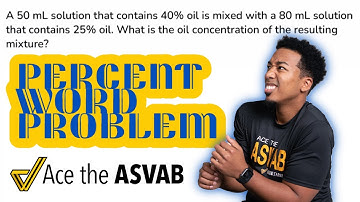 ASVAB Arithmetic Reasoning - Practice Test Question (Percent Word Problem and Solution)