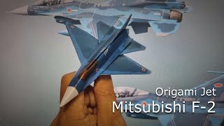 Origami Jet Mitsubisi F-2 Tutorial