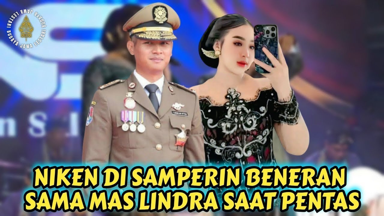 NIKEN SALINDRY DI SAMPERIN BENERAN SAMA MAS LINDRA SAAT PENTAS