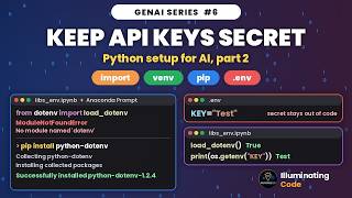 Python for AI: Libraries, pip, Virtual Environments & API Keys (.env) | GenAI with Python #6