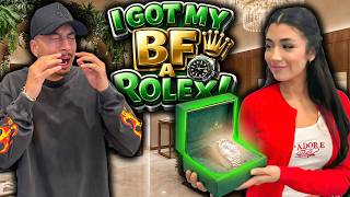Download Lagu SURPRISING MY BOYFRIEND WITH A 50K ROLEX!!!! MP3