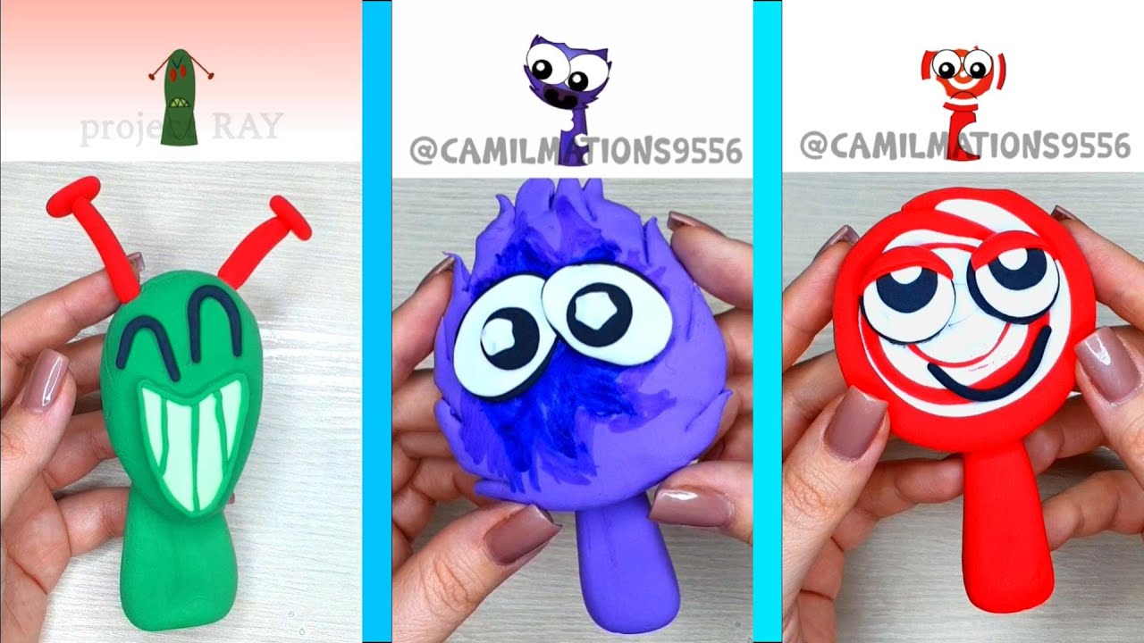 Создание персонажа Спрунки (персонаж из мультфильма «Поймай конфету») и злого инопланетянина из «...