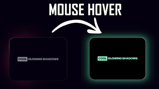 Neon Effect HTML CSS3 Card | Glowing Card in HTML CSS | Glowing Shadow | Easy Web Learner