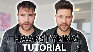 Wie kann ich meine Haare stylen Männer?