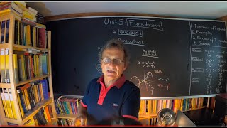 Multivariable Calculus Unit 5: Functions