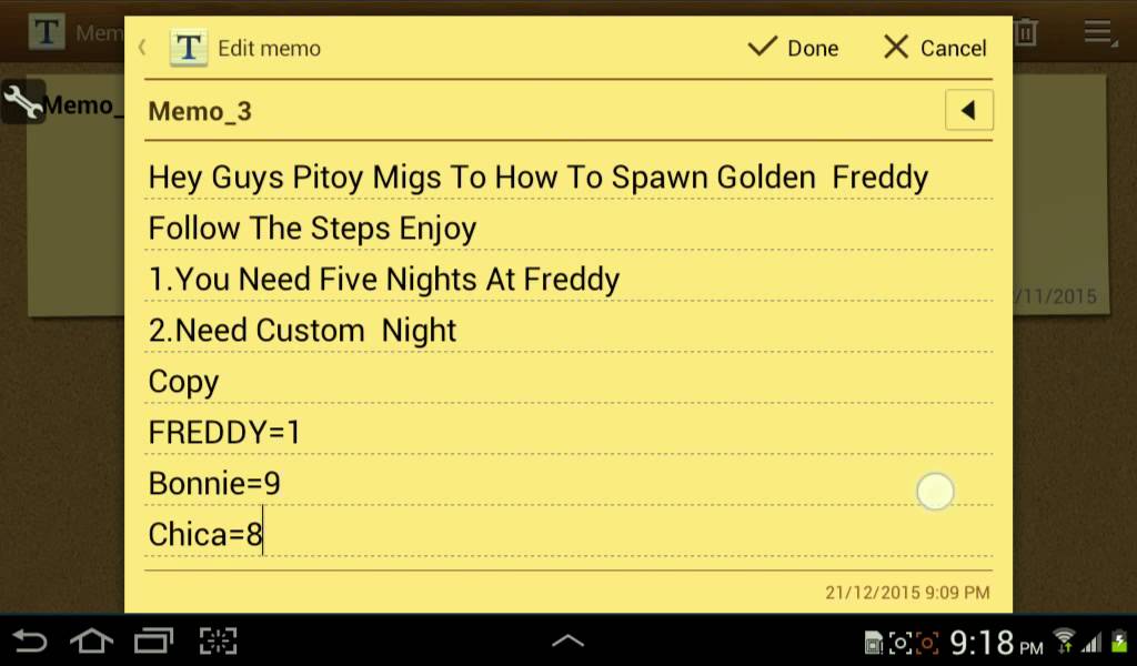 How to Summon Golden Freddy in Five Nights at Freddy's: 6 Steps