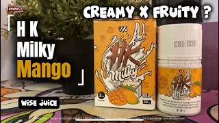 HK MILKY MANGO by WISE JUICE - ARIFFARISAN | SUSU MANGGA MANIS