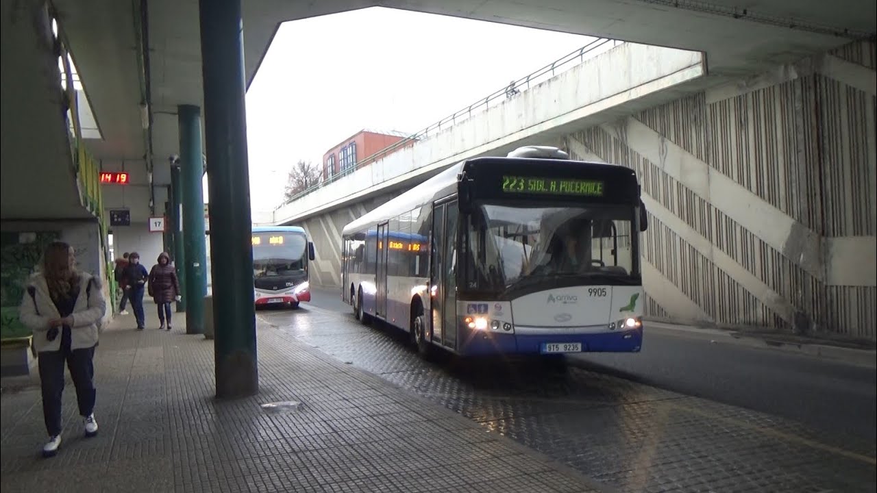 Autobus Solaris Urbino 15 III ev.č. 9905 na lince 223