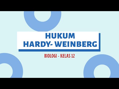 HUKUM HARDY-WEINBERG : BIOLOGI KELAS 12 SMA