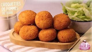 Recette de Croquettes de Pommes de Terre, Fromage & Lardons | Croustillantes et Fondantes 🧀🥔