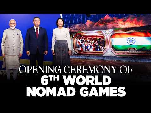 LIVE: PM Modi participates in the opening ceremony of 6th World Nomad Games