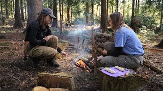 Campfire Bannock Bread Hot Dogs