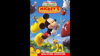 Opening To Mickey Mouse Clubhouse Mickeys Great Clubhouse Hunt 2007 Dvd