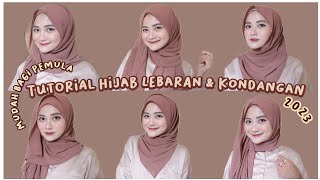 TUTORIAL HIJAB PASHMINA MUDAH UNTUK KONDANGAN DAN LEBARAN TERBARU 2023 - PEMULA LANGSUNG BISA !!