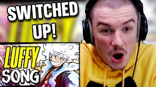 RAPPER REACTS TO GEAR 5 LUFFY RAP SONG | Switch My Gear (Remix) - GameboyJones x PE$O PETE