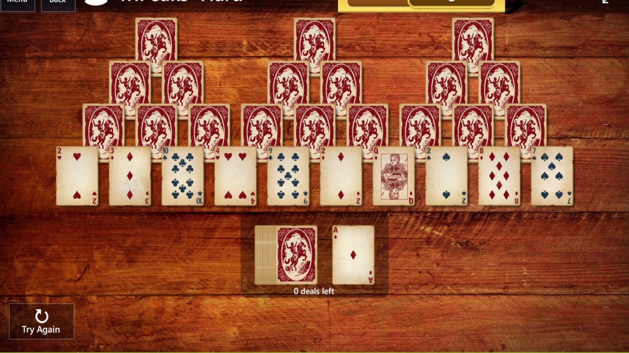 Star Club\Wide West\Hard\TriPeaks: Earn a score of 85,000