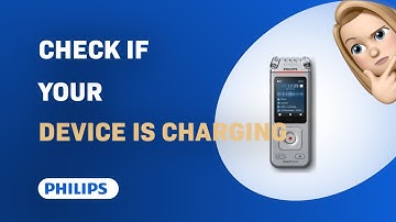 How to Tell If Your Philips Voice Tracer DVT4110 is Charging