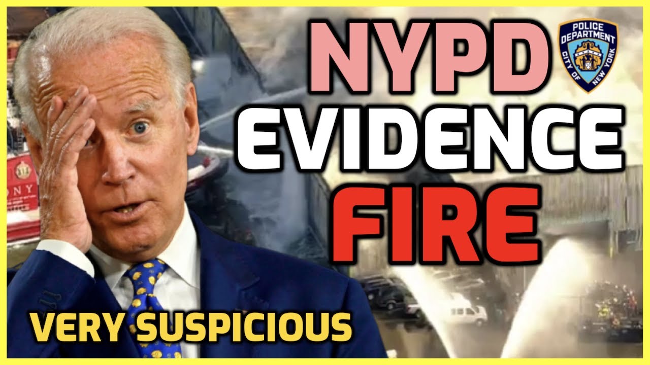 🚩COVER UP? MASSIVE FIRE at NYPD EVIDENCE BUILDING - VERY SUSPICIOUS ...