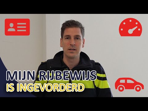 Politie | Mijn rijbewijs is ingevorderd |