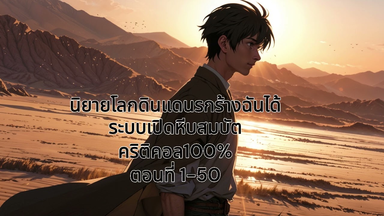 นิยายโลกดินแดนรกร้างฉันได้ระบบเปิดหีบสมบัติคริติคอล100% ตอนที่ 1-50