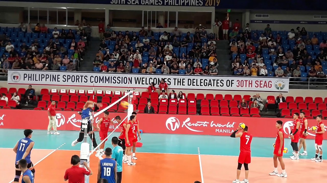 PHIlippines vs Cambodia Volleyball SEA GAMES 2019 YouTube