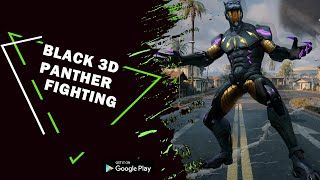 Black 3D Panther Fighting Game screenshot 4