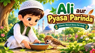 Details 🐦 Ali and the Thirsty Bird 💧 | Islamic Moral Story for Kids | Heartwarming Story About Kindness 🌙 News