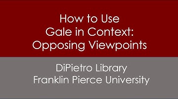 How to Use Opposing Viewpoints